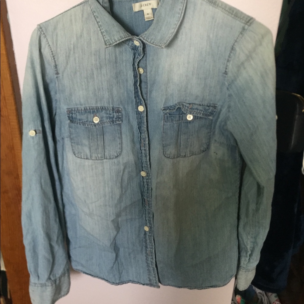 J.crew denim shirt size 4